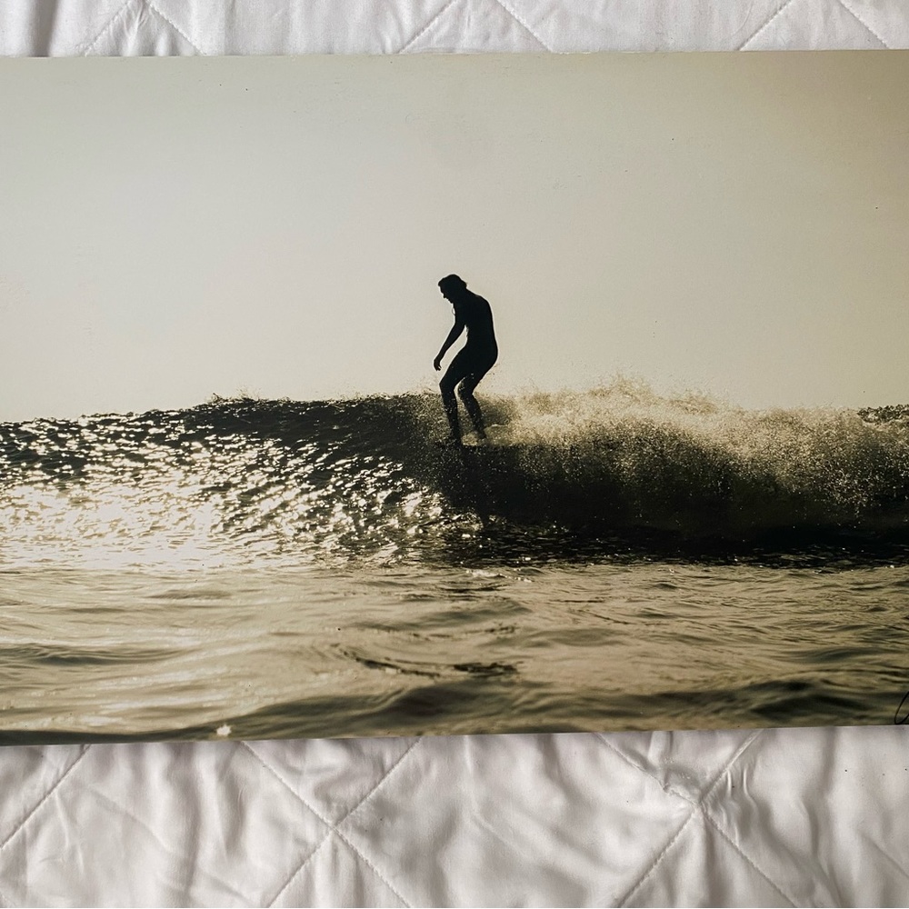 Sepia Tint Surfer 16” X 24” Matte On 1/2” Foam - Picture 1 of 5